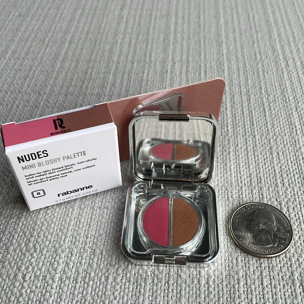 rabanne Nudes Mini Blushy Palette